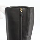 Salvatore Ferragamo Knee High Boots Leather 5 1/2 Black Auth 174646A-28