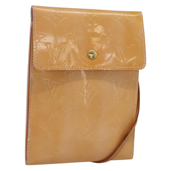 LOUIS VUITTON Monogram Vernis Kenmare Shoulder Bag Marshmallow Pink Auth 174647