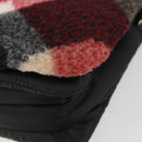 BLUE LABEL CRESTBRIDGE CB Check Shoulder Bag Nylon Wool Gold Red Auth 174651A-9
