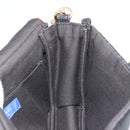 BLUE LABEL CRESTBRIDGE CB Check Shoulder Bag Nylon Wool Gold Red Auth 174651A-19