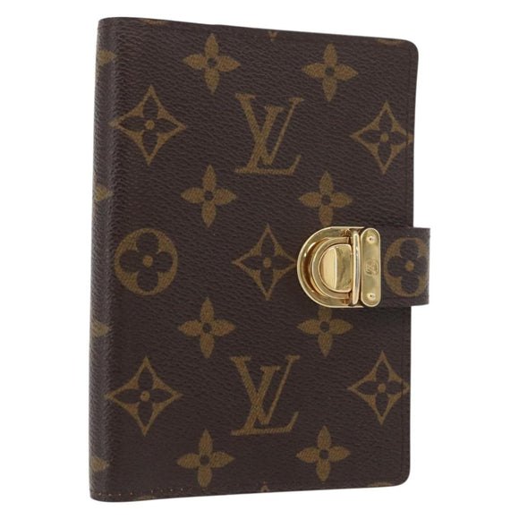 LOUIS VUITTON Monogram Agenda Koala PM Day Planner Cover R21015 LV Auth 174652