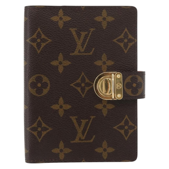 LOUIS VUITTON Monogram Agenda Koala PM Day Planner Cover R21015 LV Auth 174652