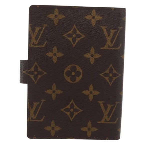 LOUIS VUITTON Monogram Agenda Koala PM Day Planner Cover R21015 LV Auth 174652