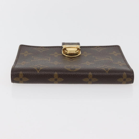 LOUIS VUITTON Monogram Agenda Koala PM Day Planner Cover R21015 LV Auth 174652