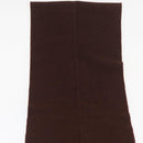 FENDI Scarf Wool Brown Auth 174661-3