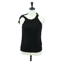 Miu Miu Tank Top Wool Black Auth 174667A-1