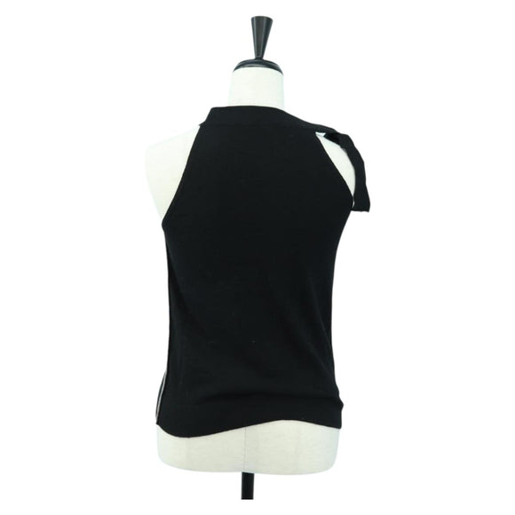 Miu Miu Tank Top Wool Black Auth 174667A