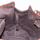 CELINE Macadam Canvas Hand Bag Brown Gold Auth 174672-18