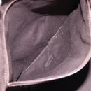 CELINE Macadam Canvas Hand Bag Brown Gold Auth 174672-22