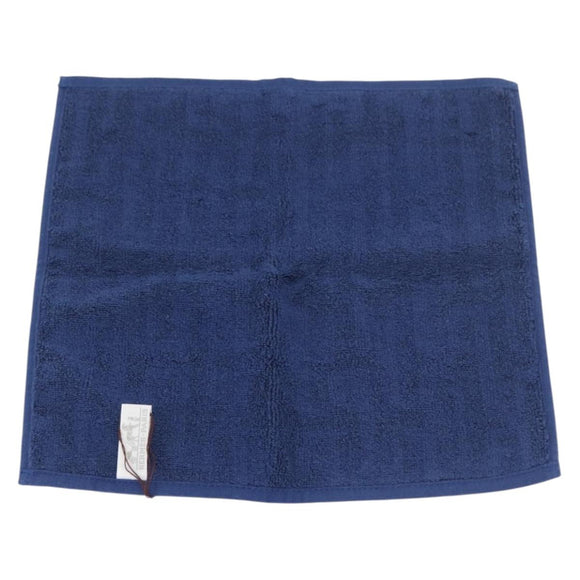 HERMES Towel Cotton 2 Set Blue Orange Auth 174685A