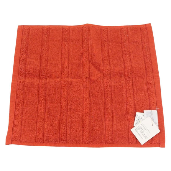 HERMES Towel Cotton 2 Set Blue Orange Auth 174685A