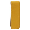 HERMES Serie Small Item Case Accessory Case Leather Yellow Auth 174688A-2