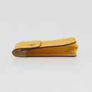 HERMES Serie Small Item Case Accessory Case Leather Yellow Auth 174688A-4