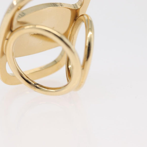 Salvatore Ferragamo Vala Ring metal Gold Auth 174691A