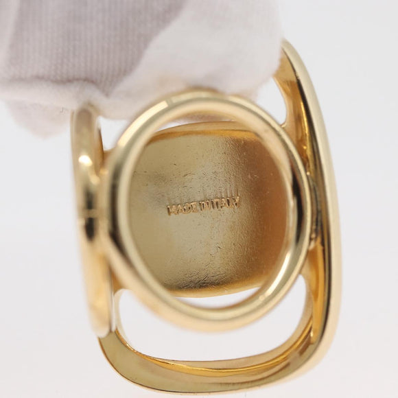 Salvatore Ferragamo Vala Ring metal Gold Auth 174691A