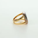 HERMES Corozo Ring 50 metal Gold Auth 174693M-4