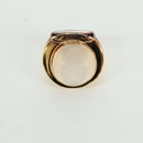 HERMES Corozo Ring 50 metal Gold Auth 174693M-5