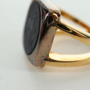 HERMES Corozo Ring 50 metal Gold Auth 174693M-8