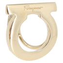 Salvatore Ferragamo Gancini Ring metal Gold Auth 174694A-1