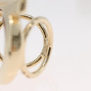 Salvatore Ferragamo Gancini Ring metal Gold Auth 174694A-5
