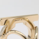 Salvatore Ferragamo Gancini Ring metal Gold Auth 174694A-6