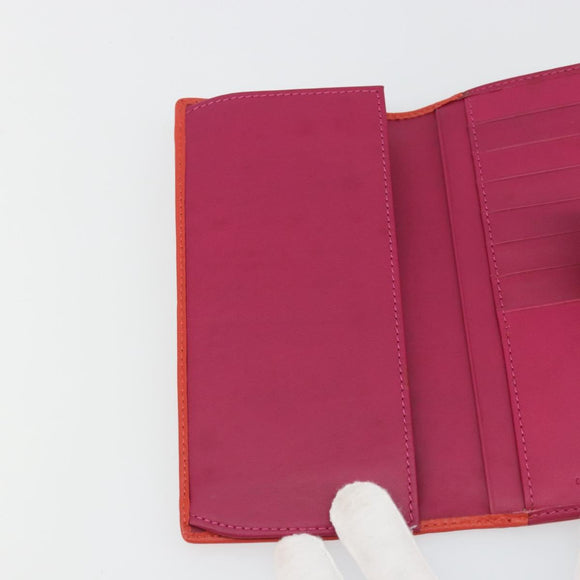 Vivienne Westwood Long Wallet PVC Leather Pink Gold Auth 174698A