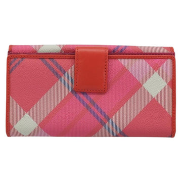 Vivienne Westwood Long Wallet PVC Leather Pink Gold Auth 174698A - 0