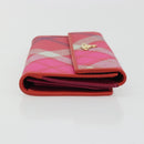 Vivienne Westwood Long Wallet PVC Leather Pink Gold Auth 174698A-3