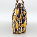 Christian Dior Hand Bag Canvas Yellow Auth 174700-3