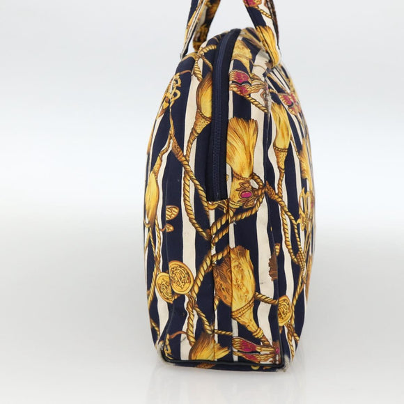 Christian Dior Hand Bag Canvas Yellow Auth 174700