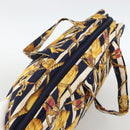 Christian Dior Hand Bag Canvas Yellow Auth 174700-6