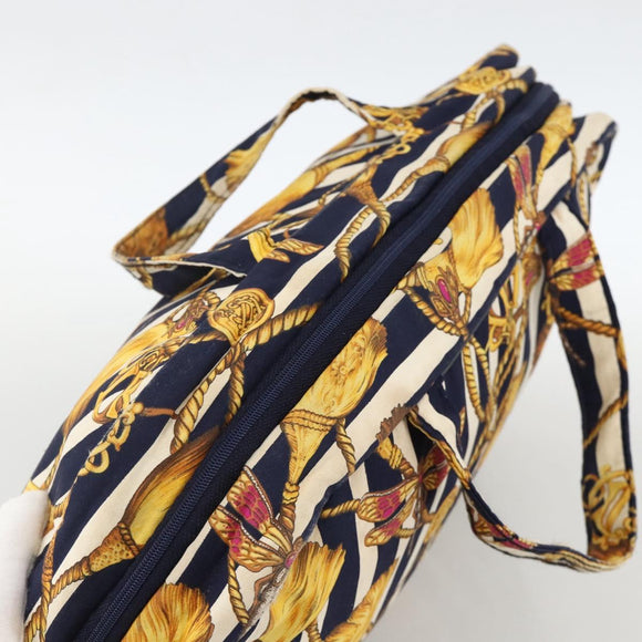 Christian Dior Hand Bag Canvas Yellow Auth 174700