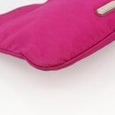 ETRO Paisley Shoulder Bag Nylon Pink Silver Auth 174701A-14