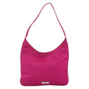 ETRO Paisley Shoulder Bag Nylon Pink Silver Auth 174701A-13