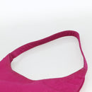 ETRO Paisley Shoulder Bag Nylon Pink Silver Auth 174701A-8