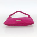 ETRO Paisley Shoulder Bag Nylon Pink Silver Auth 174701A-5
