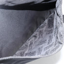 Salvatore Ferragamo Shoulder Bag Nylon Leather Black Silver Auth 174702-23