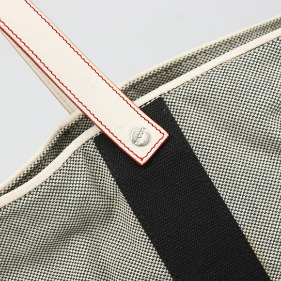 LOEWE Anagram Tote Bag Canvas Gray Auth 174711A