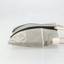 LOEWE Anagram Tote Bag Canvas Gray Auth 174711A-3