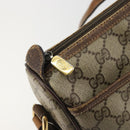 GUCCI GG Supreme Web Sherry Line Bag PVC Beige Gold 89 02 077 Auth 174712-14