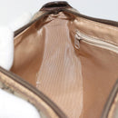 GUCCI GG Supreme Web Sherry Line Bag PVC Beige Gold 89 02 077 Auth 174712-19
