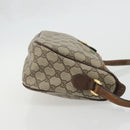 GUCCI GG Supreme Web Sherry Line Bag PVC Beige Gold 89 02 077 Auth 174712-4