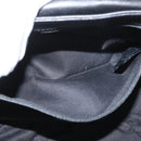 BVLGARI Clutch Bag Leather Black Gold Auth 174713A-11