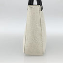 PRADA Hand Bag Harako Silver White Auth 174714A-4