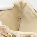Chloe Purse Chain Hand Bag Harako leather Beige Gold Auth 174716-11
