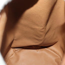CELINE Macadam Canvas Purse Backpack PVC Leather Brown Gold Auth 174718-16