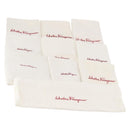 Salvatore Ferragamo Dust Bag Cotton 10 sheets set White Auth 174731-1