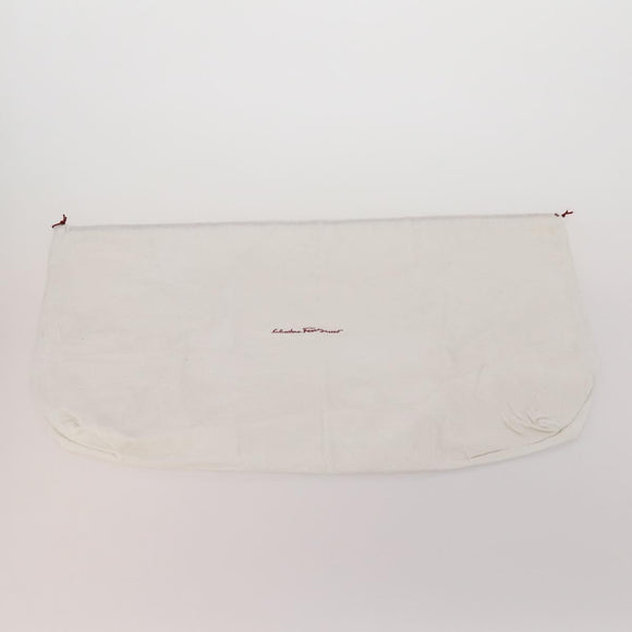Salvatore Ferragamo Dust Bag Cotton 10 sheets set White Auth 174731