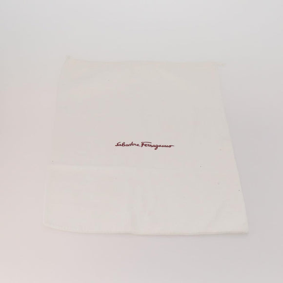 Salvatore Ferragamo Dust Bag Cotton 10 sheets set White Auth 174731