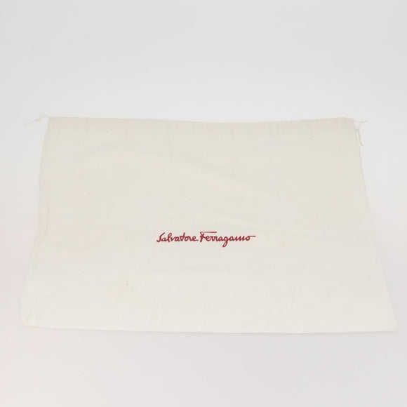 Salvatore Ferragamo Dust Bag Cotton 10 sheets set White Auth 174731